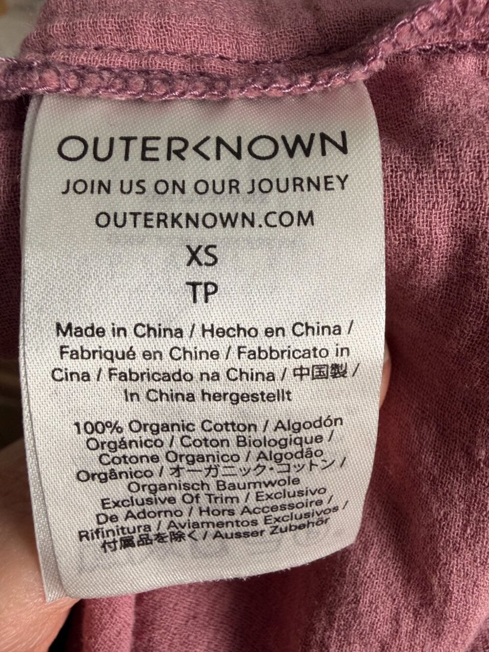 Outerknown peasant style dress, NWT - Picture 5 of 5